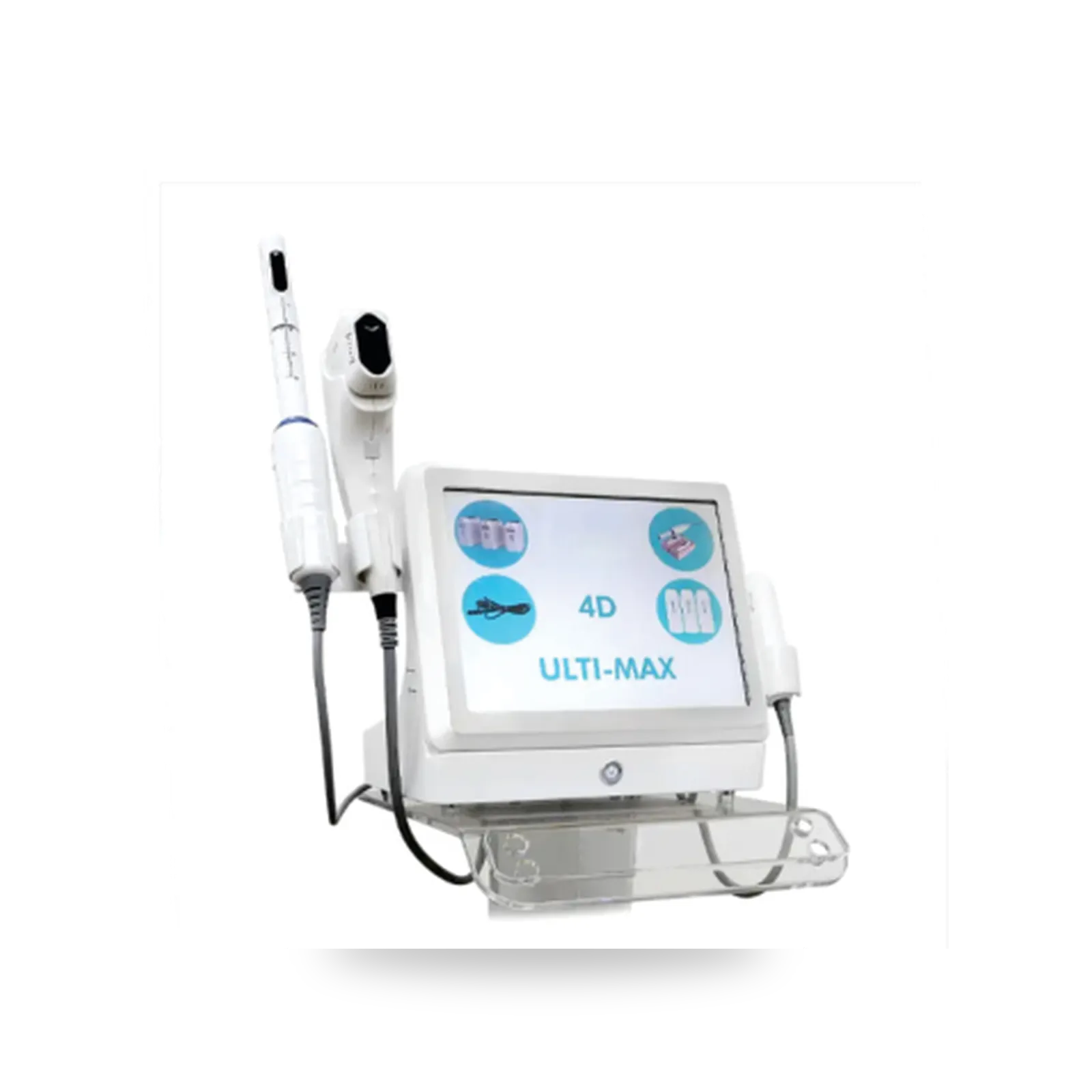 HIFU machine with face body and vaginal configurations