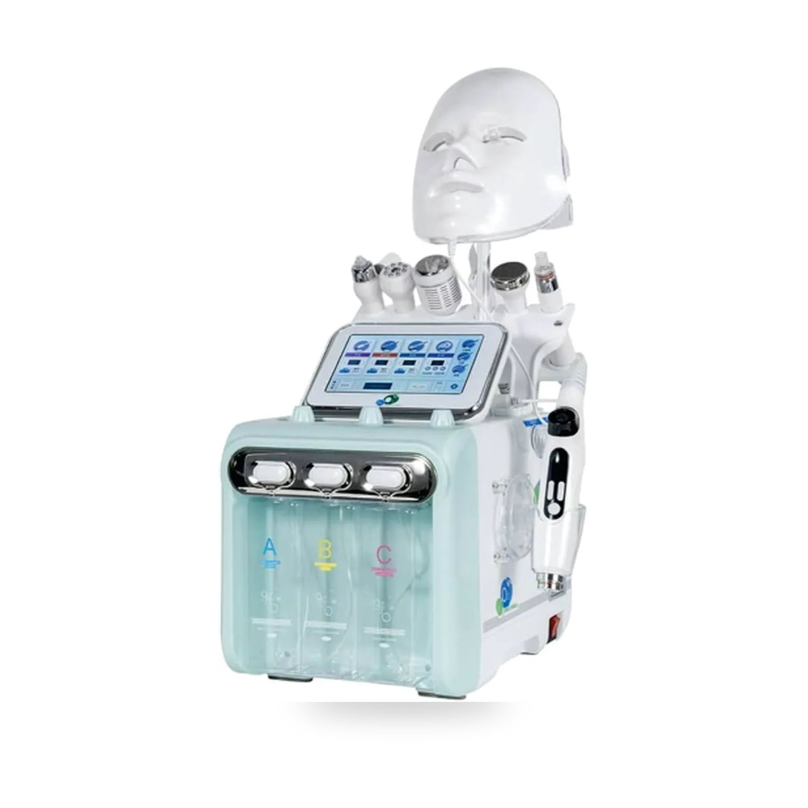 Portable Hydra Facial machine with three bottles